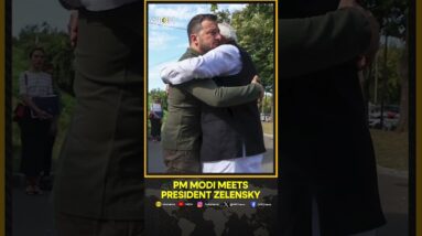 Prime Minister Modi meets President Volodymyr Zelensky in Kyiv | WION Shorts