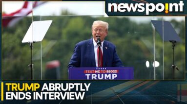 Donald Trump abruptly ends Interview citing security concerns | WION Newspoint | World News | WION