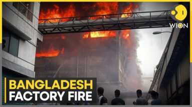 B'desh Factory Fire: Massive fire at Bangladesh tyre factory | English News | WION