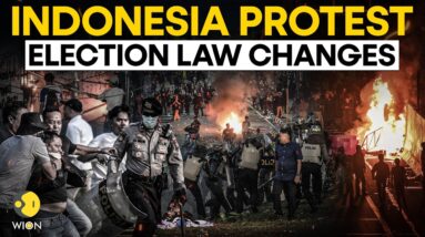 Indonesia Protest LIVE: Tear gas used to disperse protesters outside Indonesia parliament gates|WION