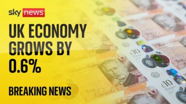 UK economy grows 0.6% as general election is partially blamed for flatline in June