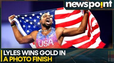 Paris Olympics 2024: Noah Lyles wins 100m final by five thousandths of a second | WION Newspoimt