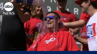 How the Ice Bucket Challenge swept across the world 10 years ago