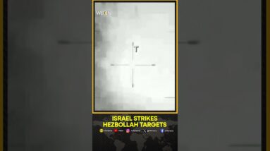 Israeli army releases footage of strikes on Hezbollah military in Lebanon | WION Shorts