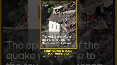 Magnitude 5.3 earthquake strikes southern Italy | WION Shorts