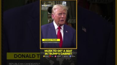 Trump says he would consider Elon Musk for a cabinet position | WION Shorts