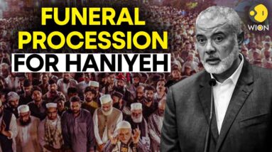 Ismail Haniyeh funeral LIVE: Haniyeh funeral LIVE | Iran’s Khamenei leads prayers | WION LIVE