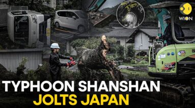 Typhoon Shanshan brings strong winds and rain to Japan's Kumamoto prefecture | WION Originals