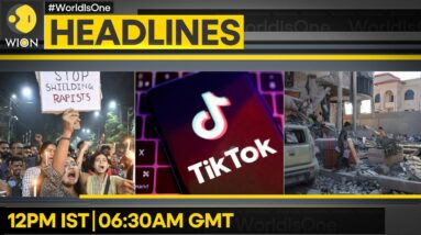 Rally vs rally over doctor's murder | Gaza talks in Doha as war toll tops 40,000 | WION Headlines