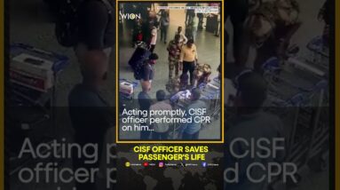 CISF Personnel Saves Passenger's Life With CPR At Delhi's IGI Airport | WION Shorts