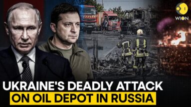 Russia-Ukraine war: Oil depot in Russia's Rostov on fire after Ukraine drone attack | WION Originals