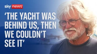 Captain describes 'traumatic' yacht rescue after 'violent' storm sunk vessel