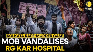 Kolkata Rape-Murder Case: Mob vandalise RG Kar hospital; stones pelted, tear gas fired | WION