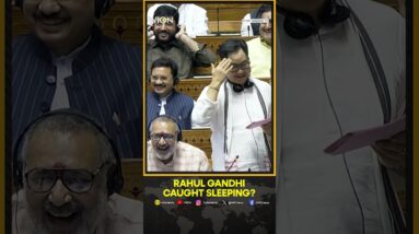 Rahul Gandhi caught sleeping In Lok Sabha? | WION Shorts