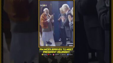 PM Modi arrives in Kyiv for talks with President Volodymyr Zelensky | WION Shorts