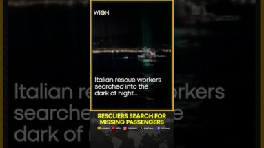 Rescuers search into the night for missing passengers of a yacht | WION Shorts