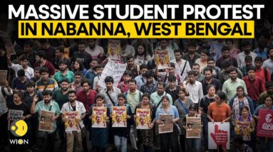 Kolkata Protest LIVE: Massive student protest in Nabanna over Kolkata Rape Case | Tear gas fired