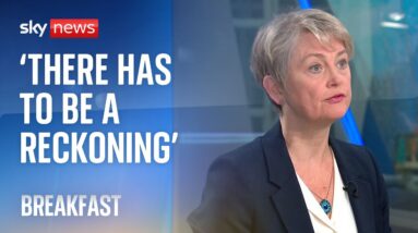 'There has to be a reckoning' - Home Secretary Yvette Cooper on dealing with rioters