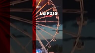 The ferris wheel caught fire late Saturday at Leipzig's Highfield Festival. #Germany #BBCNews