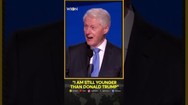 ‘I’m still younger than Donald Trump,’ Bill Clinton takes a jibe at Trump | WION Shorts