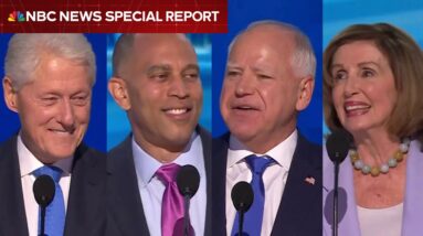 Full Special Report: Gov. Tim Walz, President Bill Clinton, Nancy Pelosi more speak at DNC Day 3