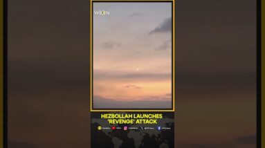 Hezbollah launches 'revenge attack' with over 300 rockets to Israel | Breaking News | WION Shorts