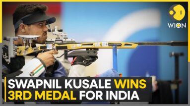 Paris Olympics 2024: Swapnil Kusale wins bronze in men's 50 m rifle 3 positions shooting | WION