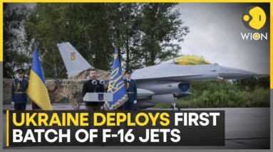 Russia-Ukraine War: Ukraine finally deploys first batch of F-16 fighter jets | WION News