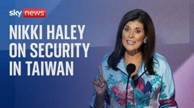 Watch live: Nikki Haley addresses security issues in Taiwan