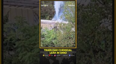 Train Car Chemical Leak Causes Evacuation Orders in Ohio County | WION Shorts