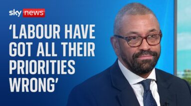 Labour got priorities 'completely wrong', says shadow home secretary James Cleverly