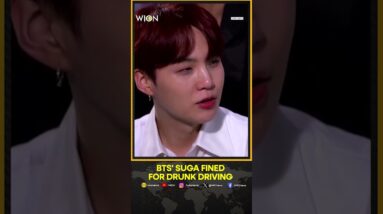 BTS Member Suga Fined 15 Million Won For Drunk Driving On E-Scooter | Entertainment | WION Shorts