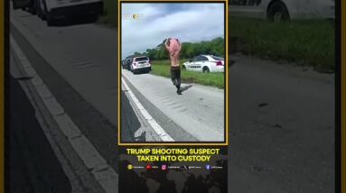 New police bodycam footage shows Trump shooting suspect taken into custody | WION Shorts