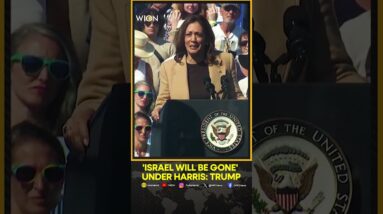 Donald Trump claims Kamala Harris would end Israel’s existence | US Elections 2024 | WION Shorts