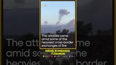 Israel Hamas War: Smoke billows over southern Lebanon following Israeli strikes