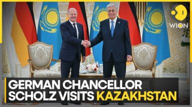 German Chancellor Scholz visits Kazakhstan, aim to boost German-Kazakh ties | WION