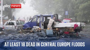 At least 18 people die as heavy flooding hits parts of central Europe