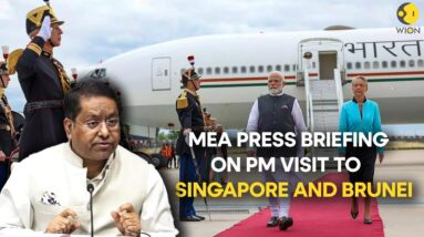 MEA LIVE: MEA special briefing on Prime Minister’s visit to Brunei and Singapore | PM Modi | WION