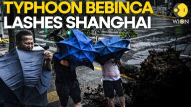 Typhoon Bebinca hits Shanghai destruction and chaos unfold, How will China cope? | LIVE