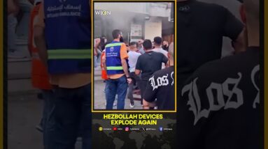 Hezbollah devices explode again in Lebanon, raising fears of wider Israel conflict | WION Shorts