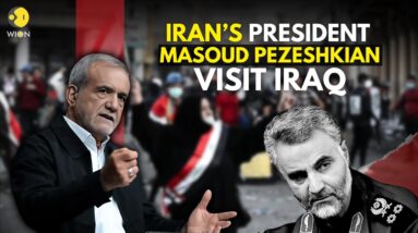 Iraq LIVE: Iran's president Pezeshkian is welcomed on arrival in Erbil | WION LIVE