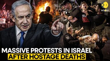 Israel-Hamas war: Massive protests hit Israel after six hostages killed in Gaza | WION Originals