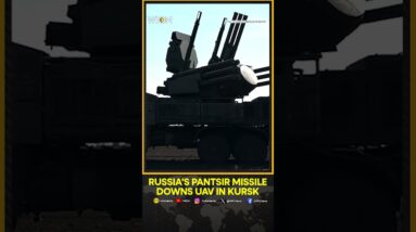 Russia Ukraine War: Russia's Pantsir Missile downs Ukrainian UAV in Kursk | WION Shorts