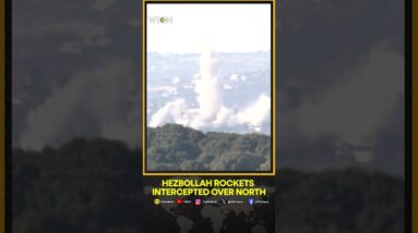 Israel bombards Lebanon, Hezbollah rockets intercepted over North | WION Shorts | World News