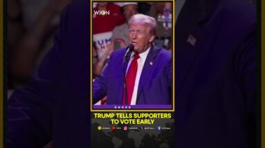 Donald Trump Tells Supporters To Vote Early Even As He Still Criticises The Practice | WION Shorts