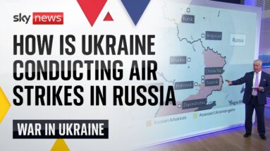 How is Ukraine able to conduct long-range strikes into Russia?