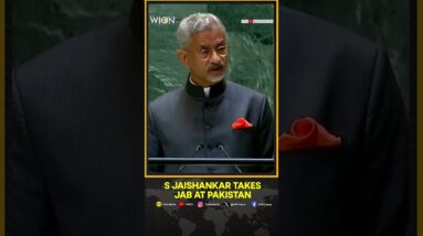 Indian EAM Jaishankar Takes a Dig at Pakistan in UNGA Address  | WION Shorts