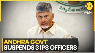 India: Andhra Pradesh govt suspends three IPS officers | World News | WION