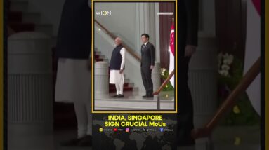 India, Singapore sign crucial MoUs | WION Shorts