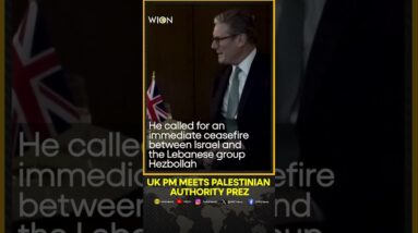 Britain's PM Starmer Meets Palestinian Authority President Abbas | WION Shorts